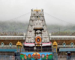 Misty morning at tirumala